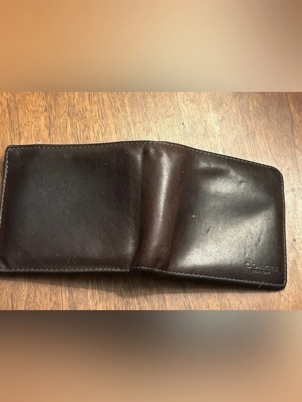 Coach Brown Bifold Wallet